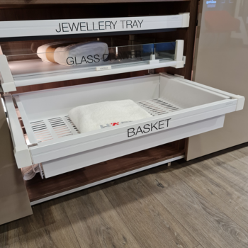 Giá đựng đồ gấp màu trắng Hafele 807.95.851