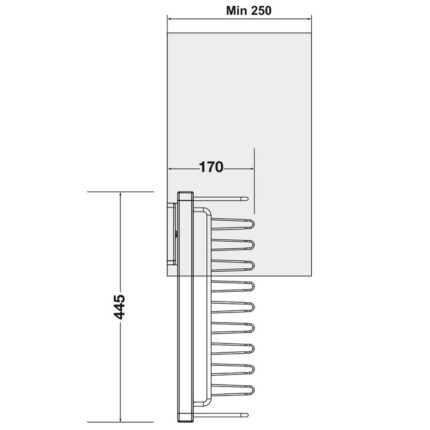 Giá treo cà vạt và thắt lưng Hafele 807.96.110 | Flexhouse VN