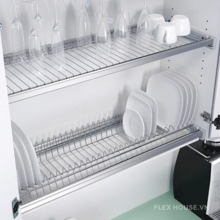 Giá úp chén đĩa cố định inox 800mm Hafele 544.01