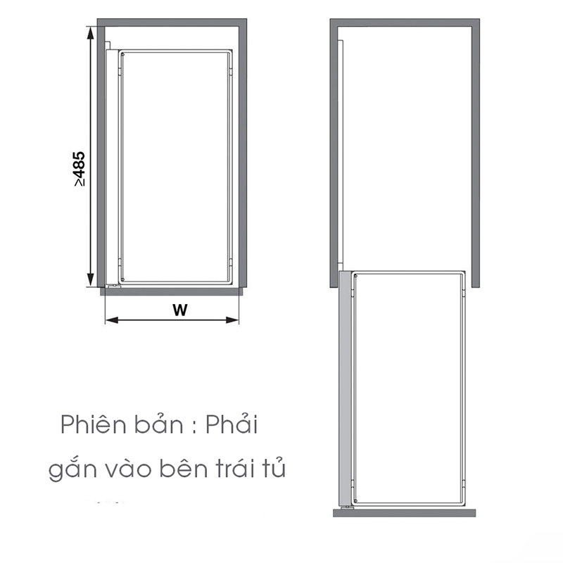Kệ đựng chai lọ gia vị 300mm Hafele 545.53.762