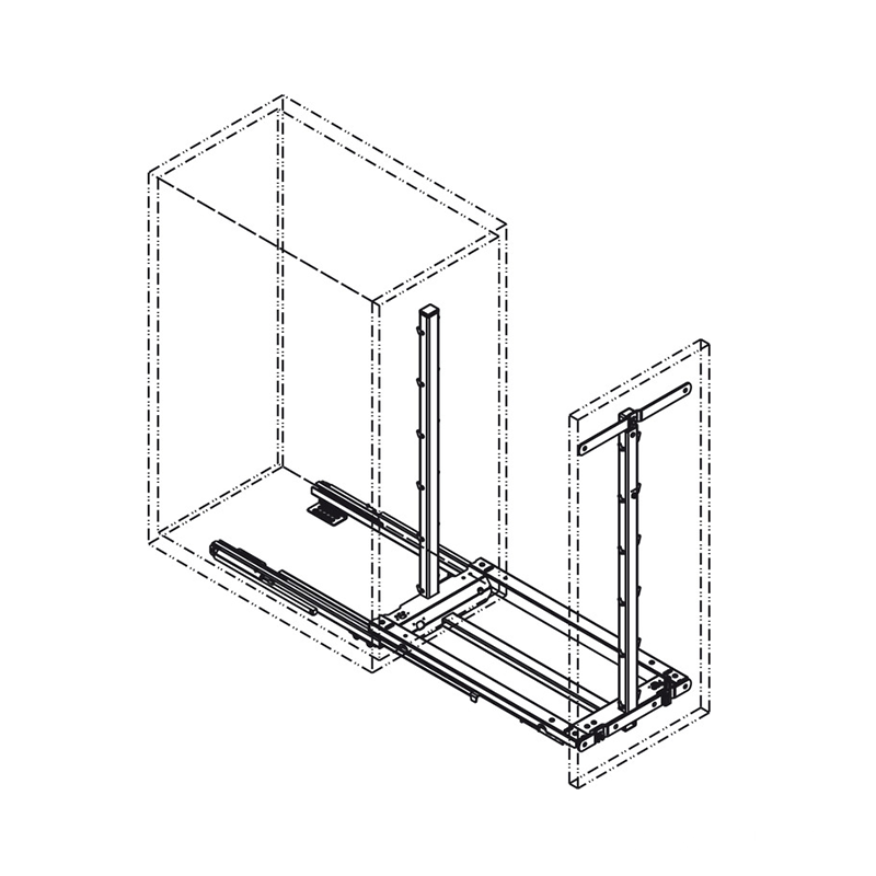 Kệ gia vị 400mm Dipensa Junior III Hafele 545.11.373