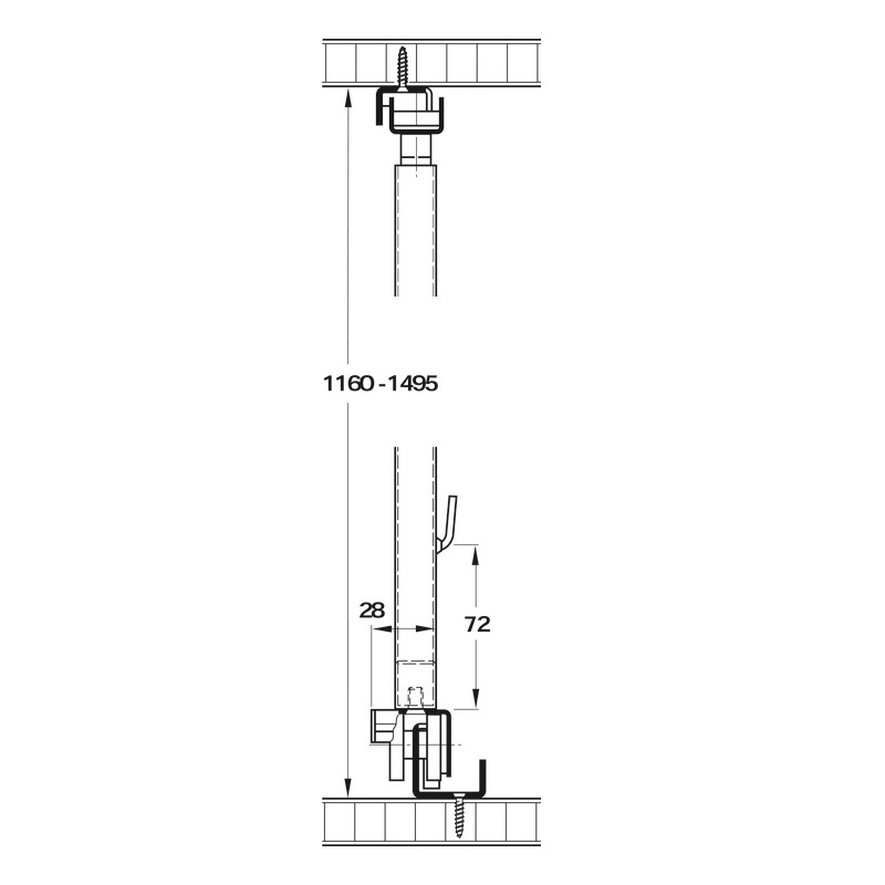 Khay đựng đồ khô Arena tải trọng 40kg Hafele 545.60.67 3 Khay đựng đồ khô Arena tải trọng 40kg Hafele 545.60.67