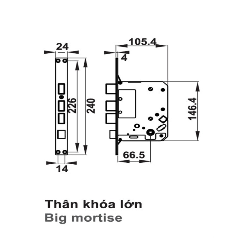 Khóa cửa điều khiển từ xa EL7000-TC Hafele 912.05.49