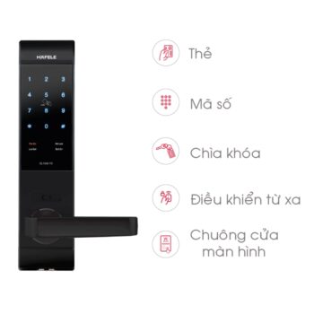 Khóa thông minh màu đen EL7500-TC Hafele 912.20.55