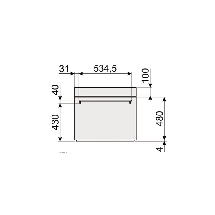 Lò nướng đối lưu âm tủ Hafele 536.64.753