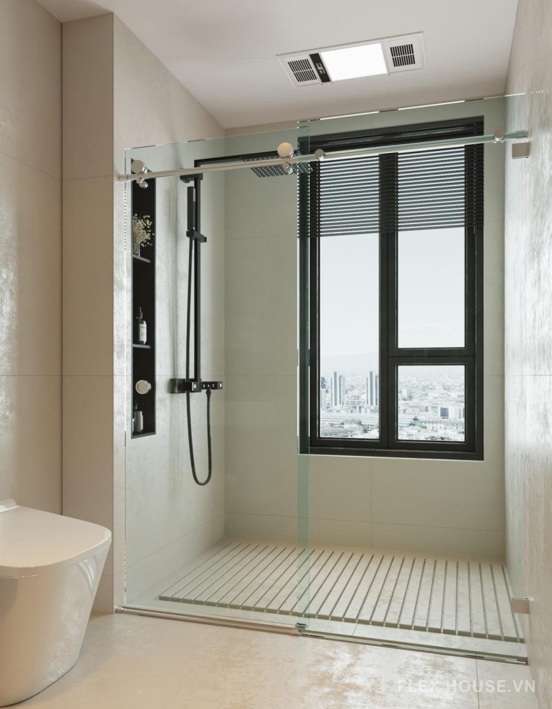 Phụ kiện cửa trượt cho phòng tắm kính KLC01