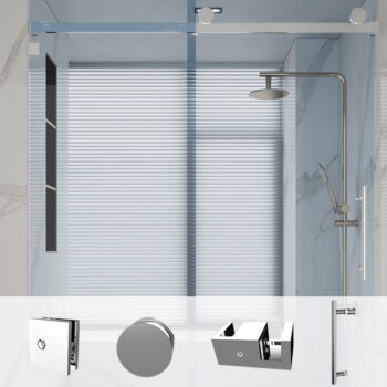 Phụ kiện cửa trượt kính nhà tắm KLC03
