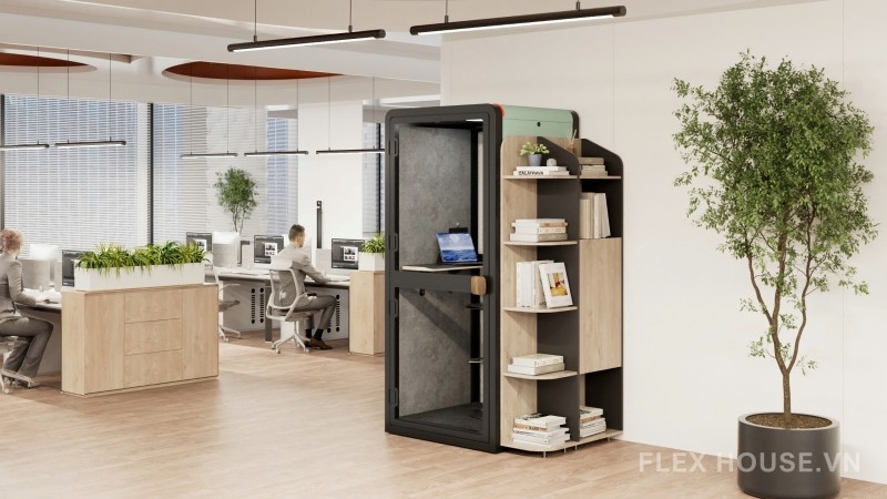 Pod cách âm đơn cho văn phòng mở hiện đại FSPLT104