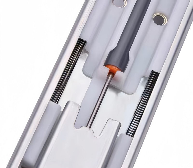 Ray bi ngăn kéo 3 tầng giảm chấn DTC45871