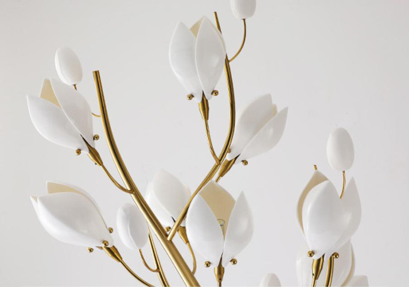 Đèn tường decor nhành hoa mộc lan cao cấp HSL489 11