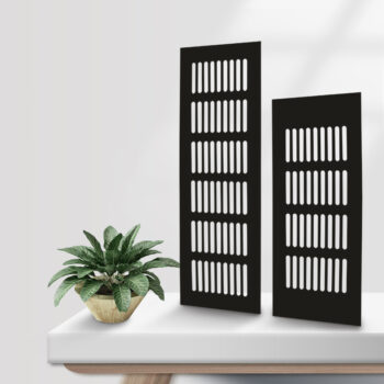 Tấm lưới tản nhiệt hợp kim nhôm màu đen PW8751