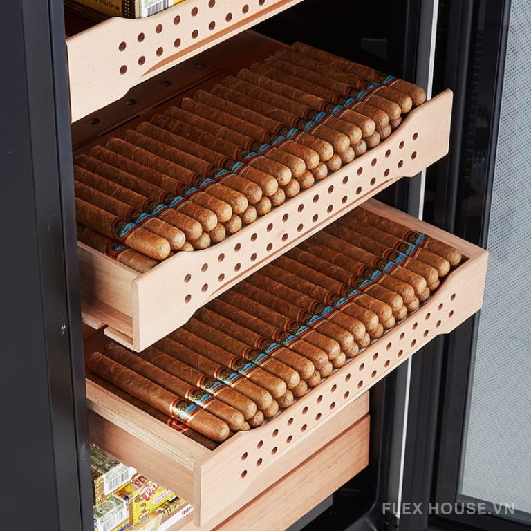 Tủ bảo quản cigar cao cấp 850 điếu Afidano AFB2