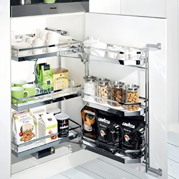Tủ đồ khô 3 tầng Tandem Pantry Hafele 545.94.650