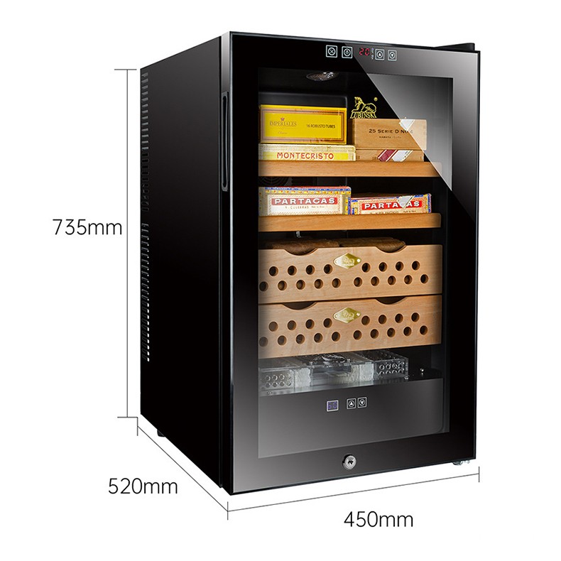 Tủ ủ cigar mini 400 điếu cao cấp LBS559