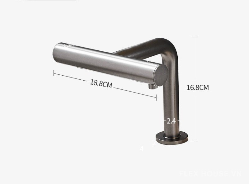 Vòi lavabo đồng thau cảm ứng tự động SX7057