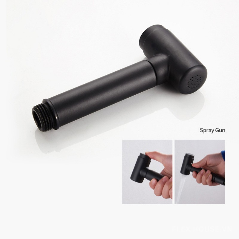 Vòi xịt vệ sinh gắn tường nóng lạnh tiện dụng WS5877