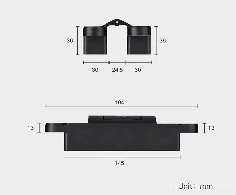Bản lề âm cửa gỗ giảm chấn Taura DL-L099V 7