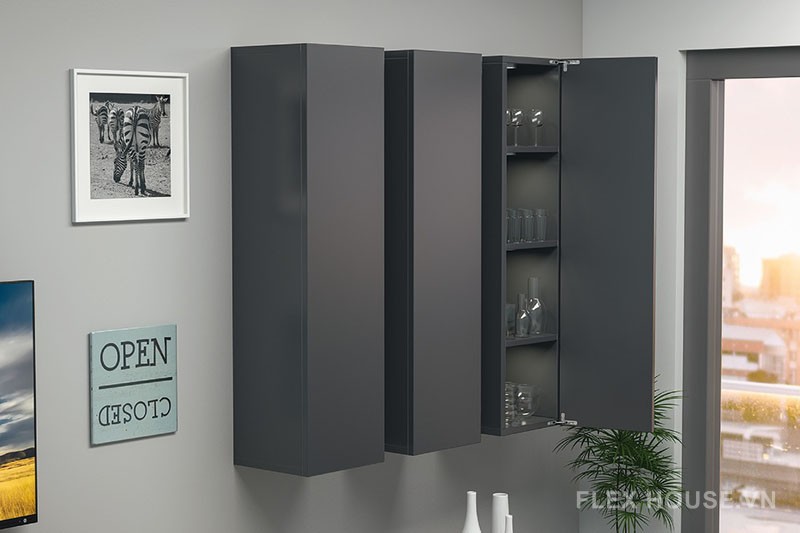 Bản lề âm tủ 3 chiều màu đen Hafele 342.79.300 9