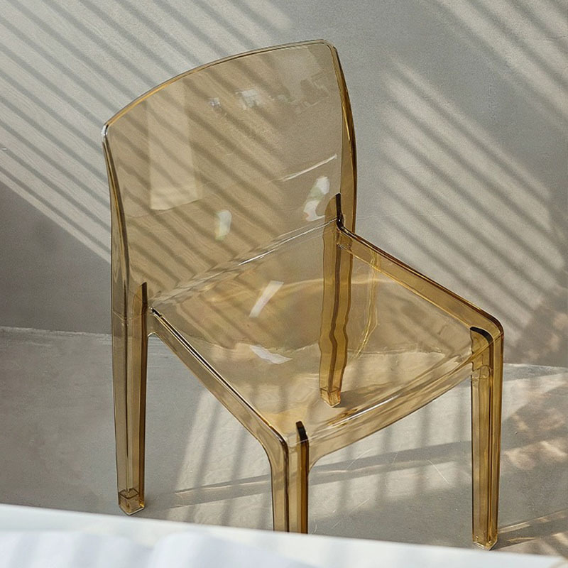 Ghế nhựa Acrylic trong suốt decor quán cafe ZW7438 15
