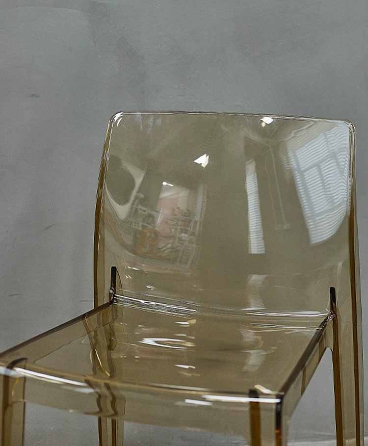 Ghế nhựa Acrylic trong suốt decor quán cafe ZW7438 12