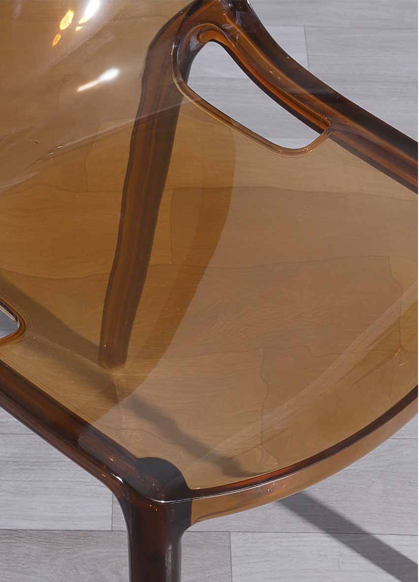 Ghế ăn nhựa Acrylic trong suốt nhiều màu ZW5837 9
