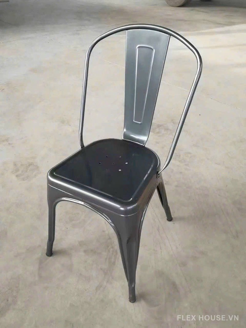 Ghế bàn ăn tựa lưng khung sắt hiện đại ST1518