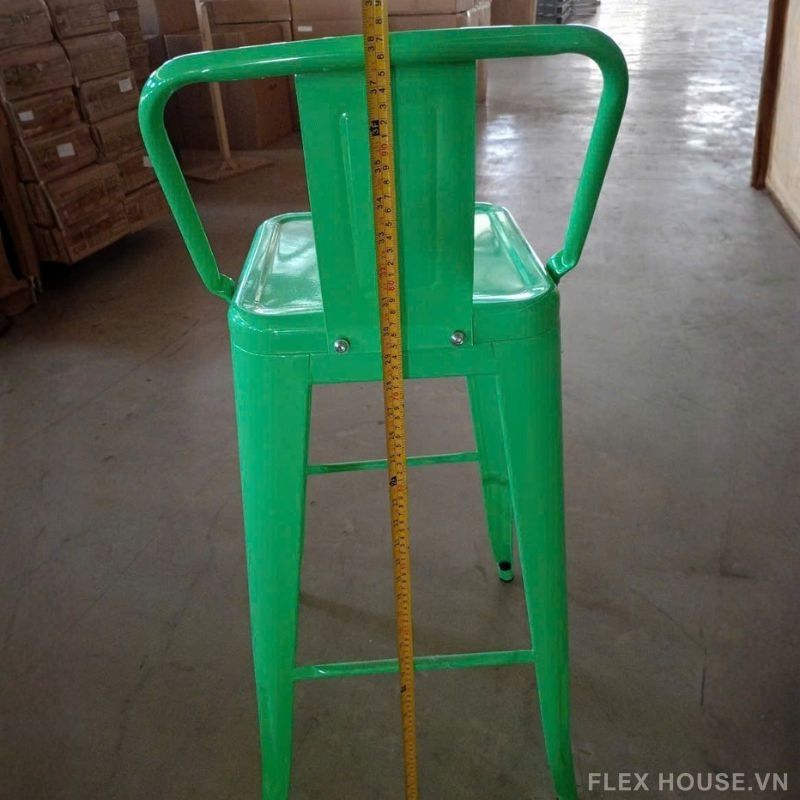 Ghế quầy bar kim loại tựa lưng thấp ST1516B 6 Ghế quầy bar kim loại tựa lưng thấp ST1516B 5