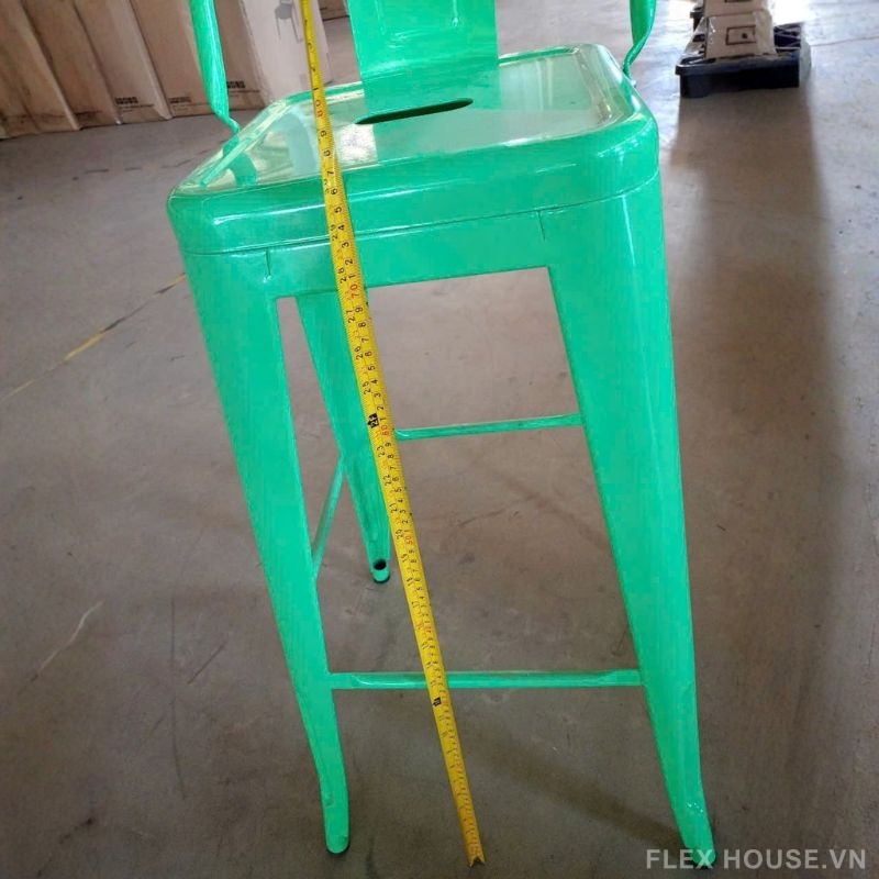 Ghế quầy bar kim loại tựa lưng thấp ST1516B 7 Ghế quầy bar kim loại tựa lưng thấp ST1516B 6