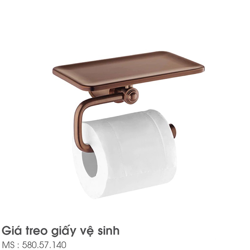 Giá treo giấy vệ sinh có kệ Kyoto Hafele 580.57.140 4