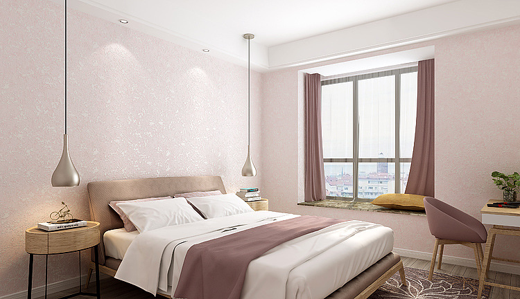 Giấy dán tường 3D hoa văn nổi sang trọng SHY160 13