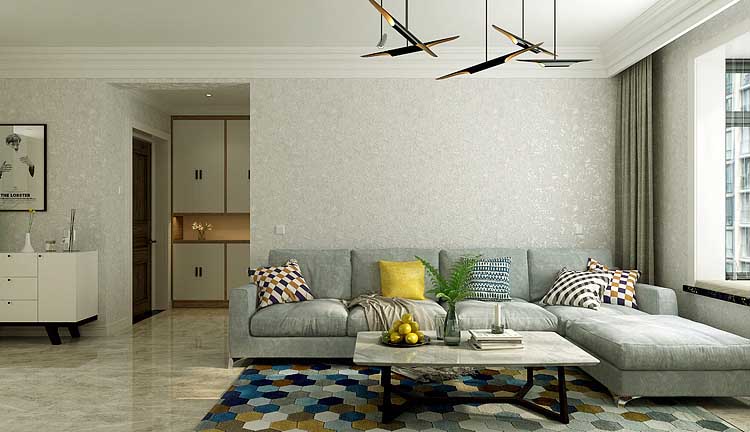 Giấy dán tường 3D hoa văn nổi sang trọng SHY160 9