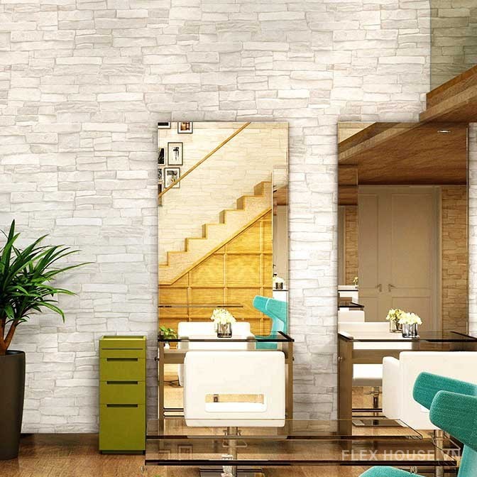 Giấy dán tường giả gạch chống nước SHY350 7