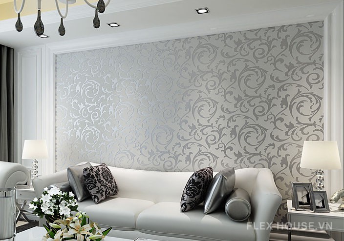 Giấy dán tường phòng ngủ 3D sang trọng SHY703 12