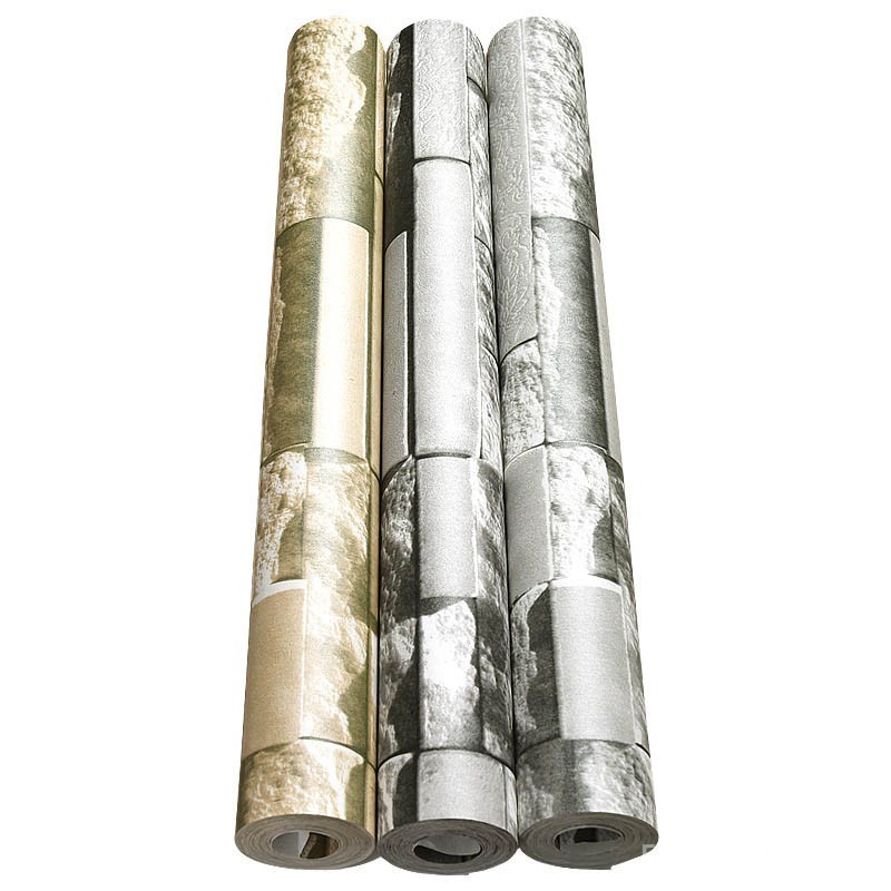 Giấy dán tường phòng ngủ 3D giả gạch SHY691 5