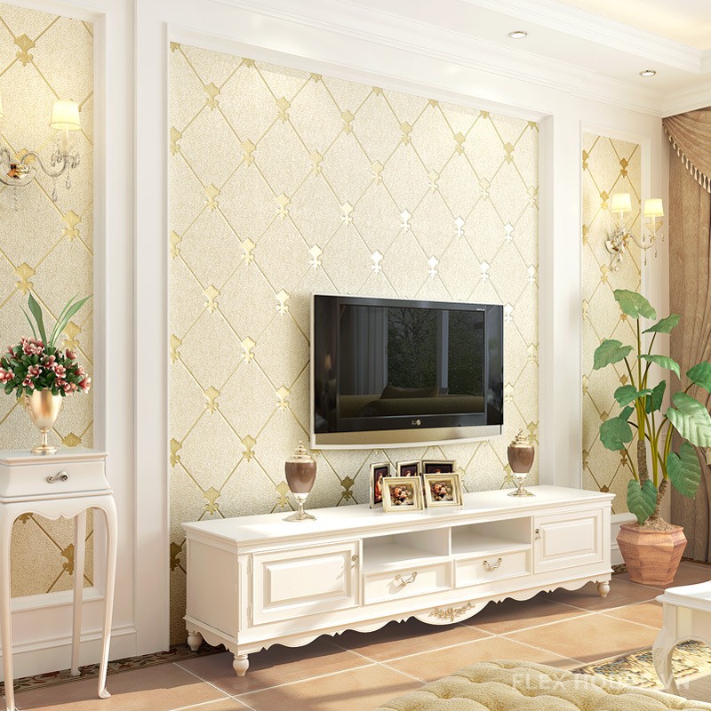 Giấy dán tường phòng ngủ tinh tế họa tiết nổi SHY003 8