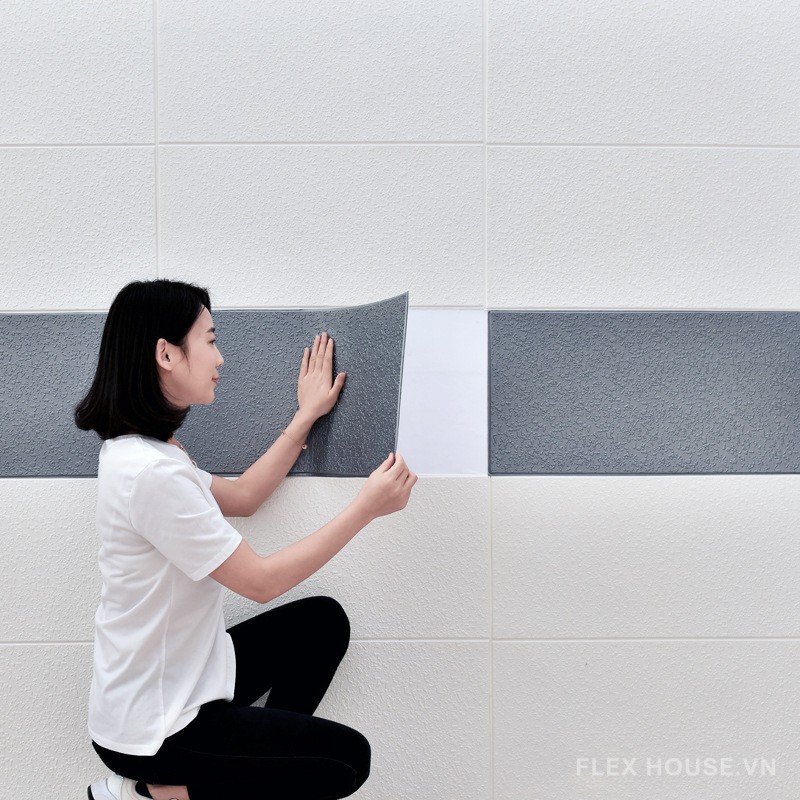 Giấy dán tường tự dính cho phòng khách tối giản SHY643 14