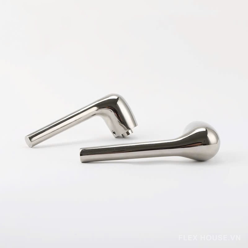 Khóa cửa bằng đồng màu bạc Niken kiểu Ý OVLI856 10