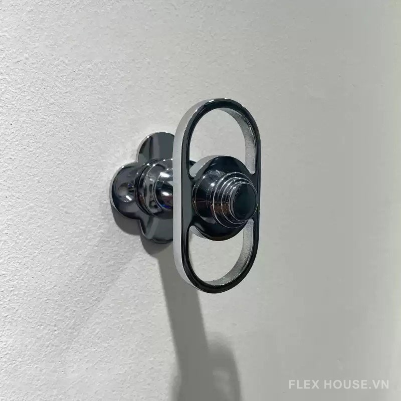 Khóa tay nắm oval đồng thau kiểu Pháp OVLI637 7