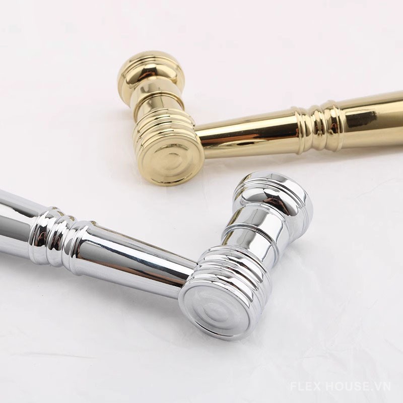 Khóa phân thể tay gạt bằng đồng hình đốt tre OVLI565 12