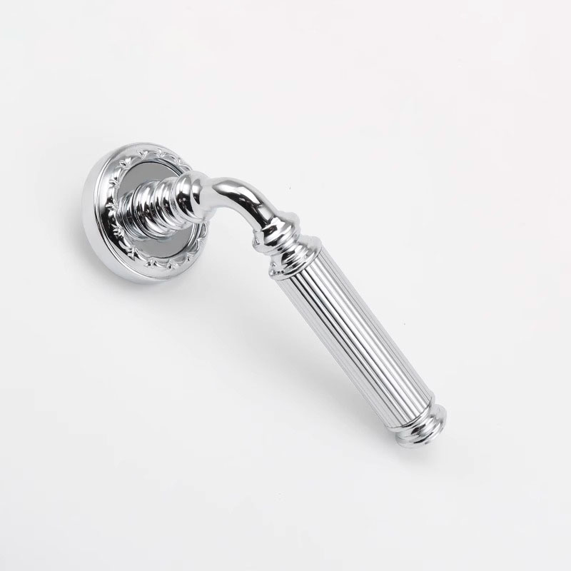 Khóa tay gạt bằng đồng mạ Chrome kiểu Pháp OVLI953 11