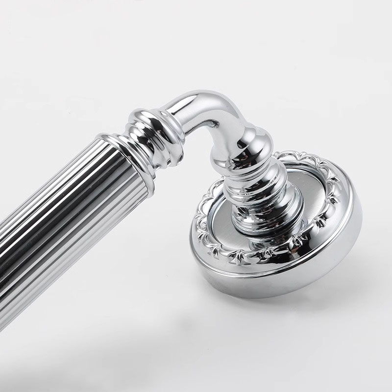 Khóa tay gạt bằng đồng mạ Chrome kiểu Pháp OVLI953 8