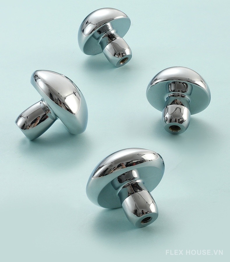 Núm tay nắm tủ đồng thau hình cây nấm NUS763 13