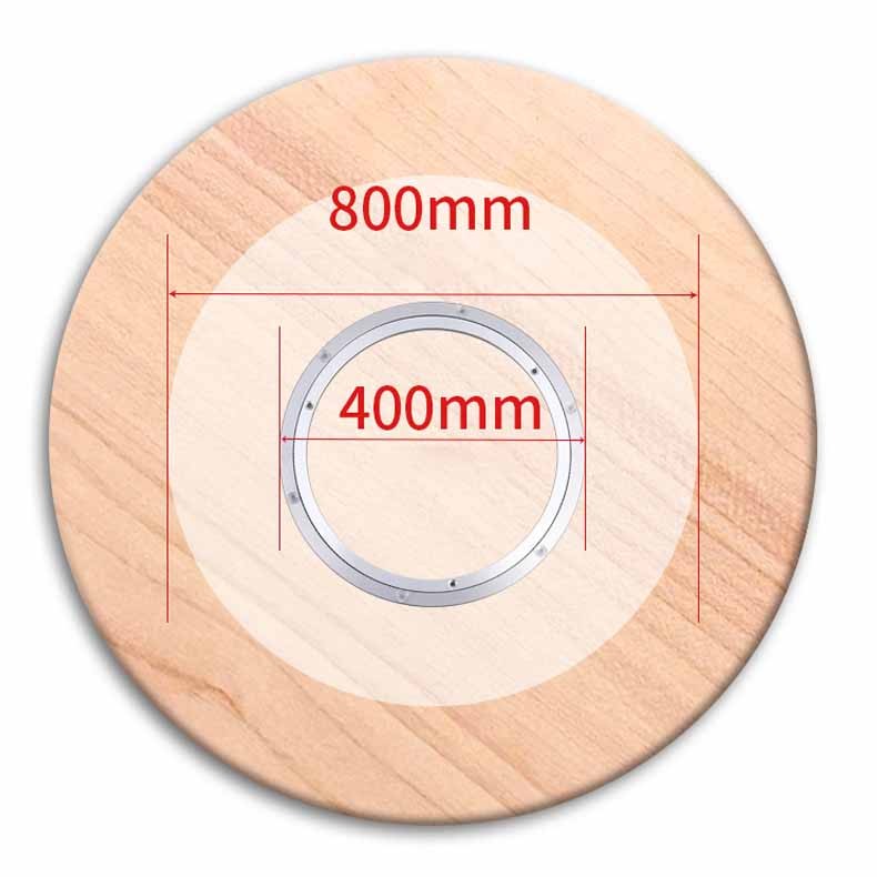 Phụ kiện mâm xoay bàn ăn tròn bằng nhôm KB002 14