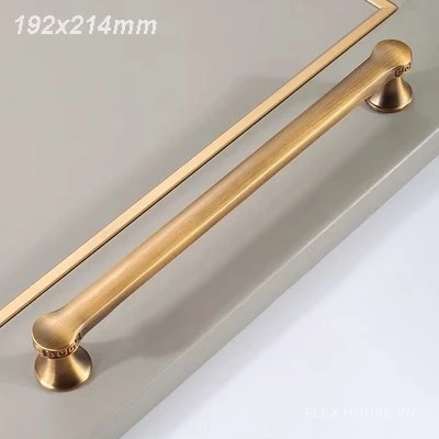 Tay nắm tủ hiện đại tối giản màu đồng đỏ WXH6700YB 12
