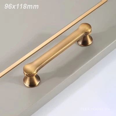 Tay nắm tủ hiện đại tối giản màu đồng đỏ WXH6700YB 10