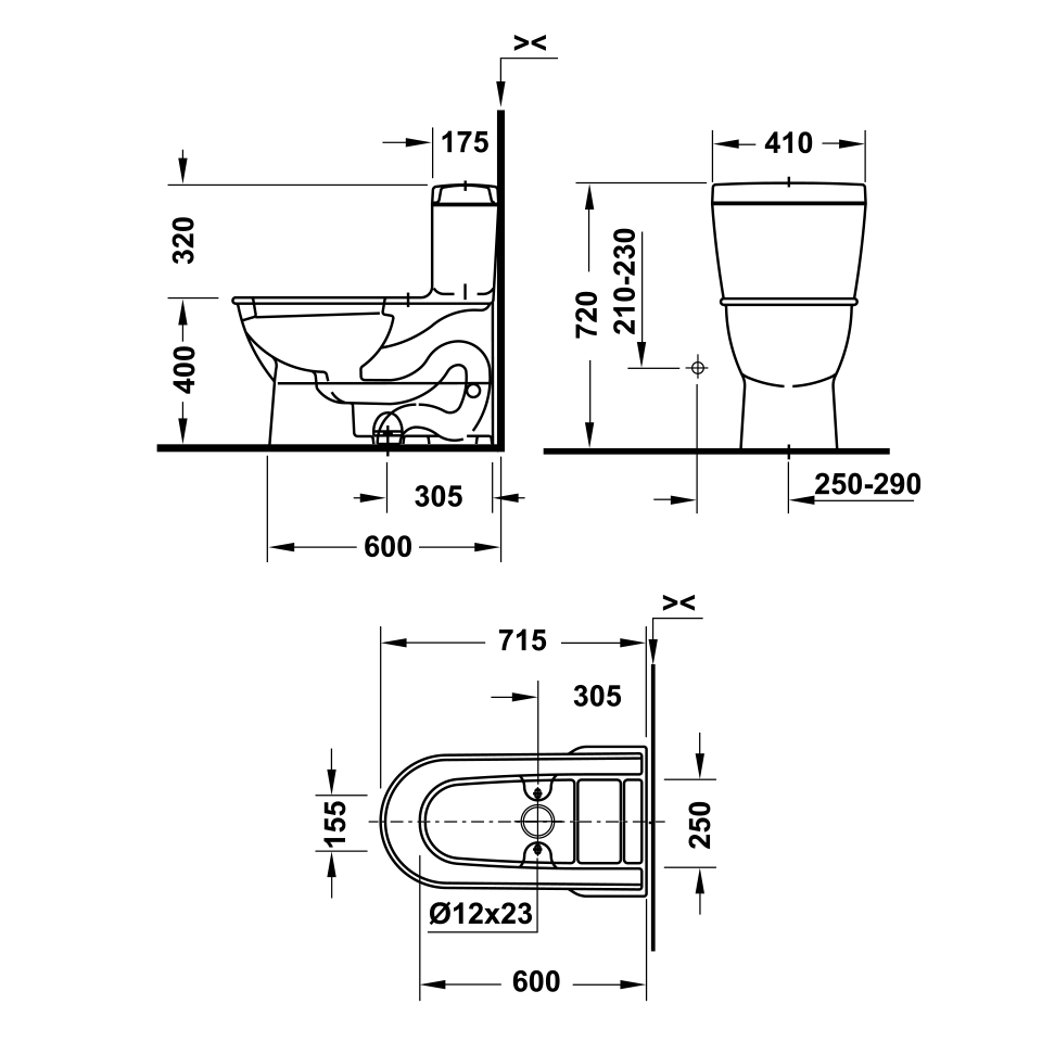 Bồn cầu 1 khối Darling New Hafele 588.45.392