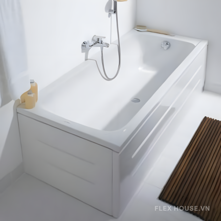 Ý tưởng thiết kế phòng tắm tone đen trắng đẹp hút hồn 15