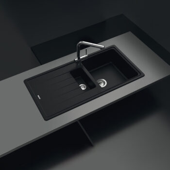 Chậu bếp đá lắp nổi HS20-GED1S60 Hafele 570.32.330