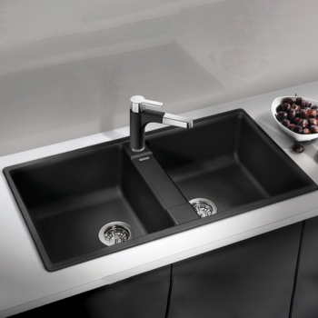 Chậu rửa chén đôi Blancozia Hafele 567.68.349