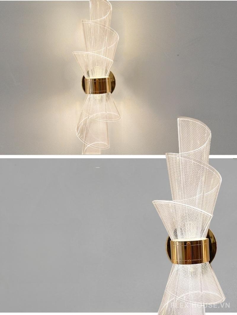 Đèn gắn tường acrylic kiểu bó hoa độc đáo HSL230